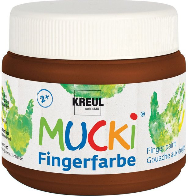 MUCKI Fingerfarbe Braun mit Bitterstoffen - Bild 1