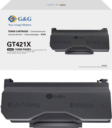 G&G Toner Schwarz GT421X für Laserdrucker mit 15000 Seiten Reichweite - Bild 1