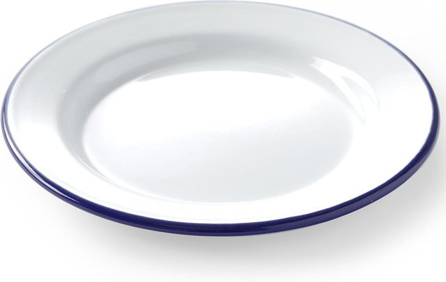 Hendi Speiseteller aus Edelstahl in Weiß, Durchmesser: 20 cm - Bild 1