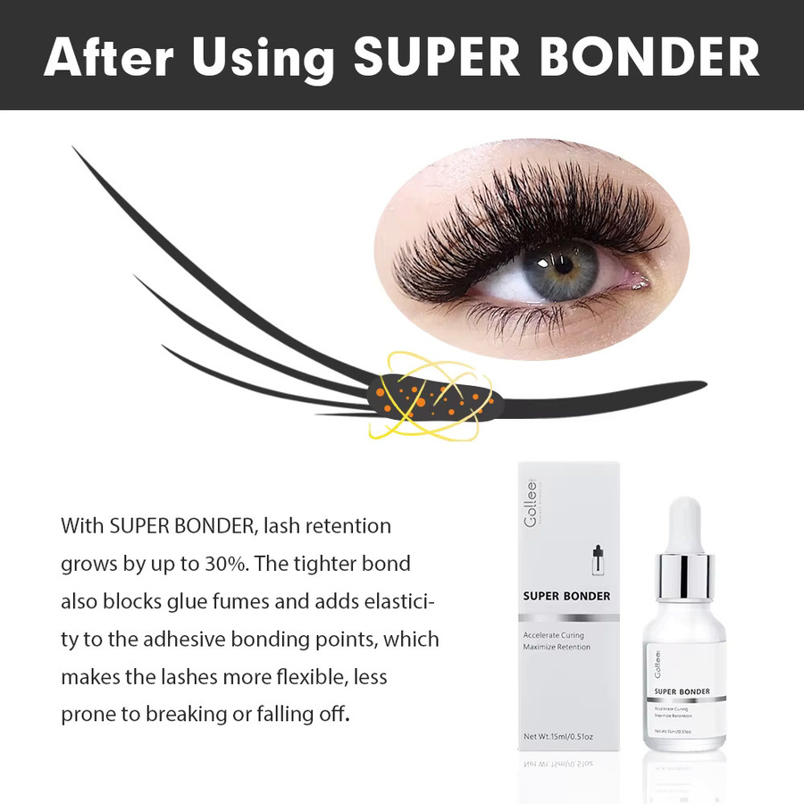 Gollee Wimpernkleber-Beschleuniger, 15 ml, 10 Stück - Bild 6