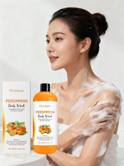 OceAura Persimmon Fresh Duschgel, 100 ml, Unisex - Bild 1