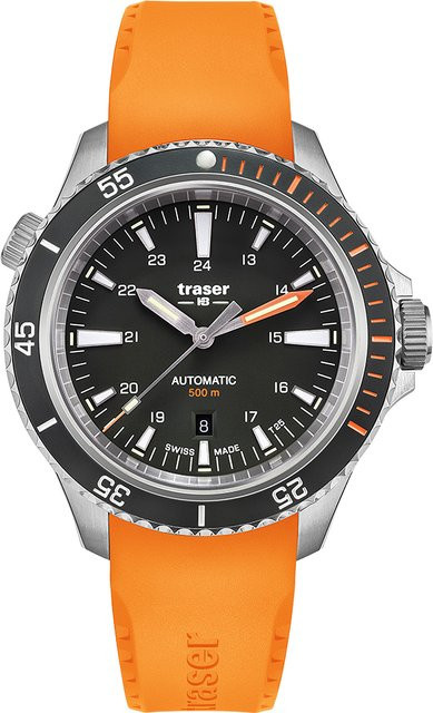 Traser Diver Automatik, Edelstahl, Schwarz, 46 mm, Herren - Bild 1