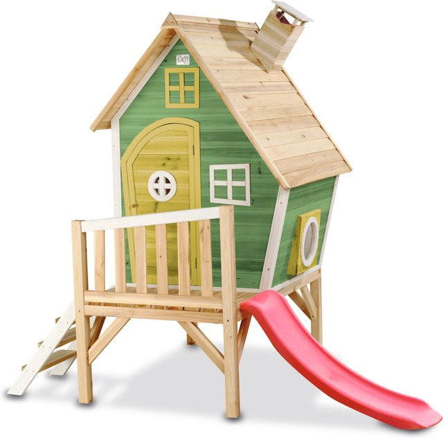 EXIT Toys Holzspielhaus Fantasia 300 aus Zedernholz in Grün, B/H/T: 166 x 227 x 246 cm - Bild 1