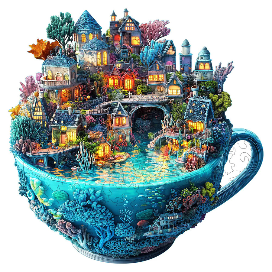 Supretty Fantasy Puzzle, Holz, Bunt / Mehrfarbig - Bild 6