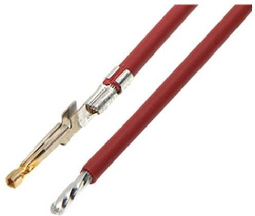 Molex Crimpkontakt mit Litze 217471-2205 in Rot und Gold - Bild 1