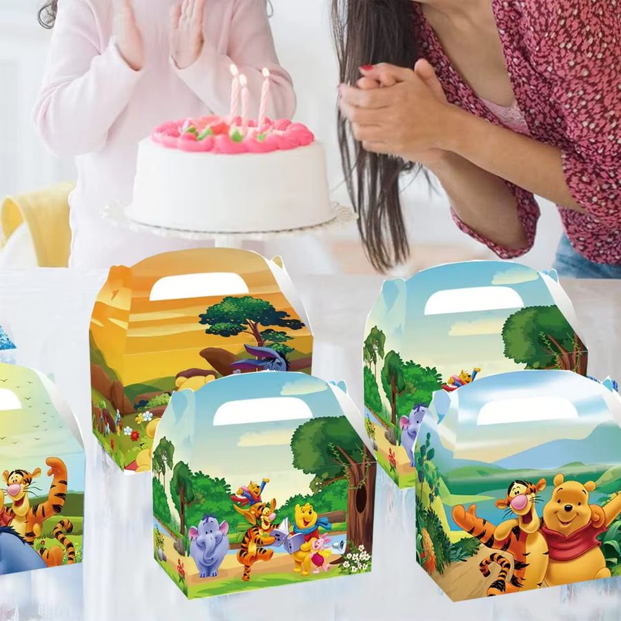 Disney Winnie Puuh und Tigger Geschenktüten aus Papier für Partys und Geburtstage, 12 Stück, Mehrfarbig - Bild 4