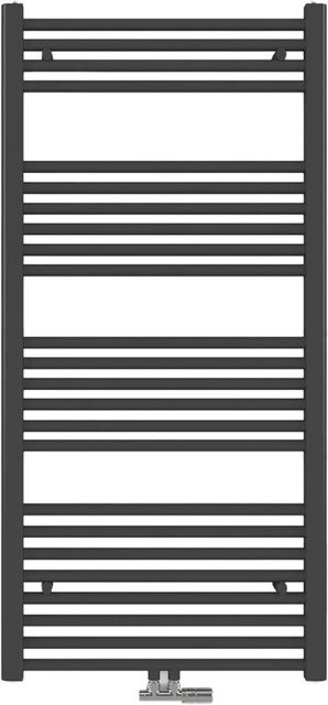 Emke Badheizkörper Handtuchwärmer in Anthrazit mit 598W, B/H: 60 x 120 cm - Bild 1