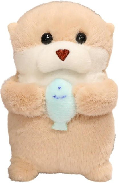 Binchi Fitness Kawaii Otter Plüschtiere, braun, 21cm, ab 14 Jahren - Bild 1