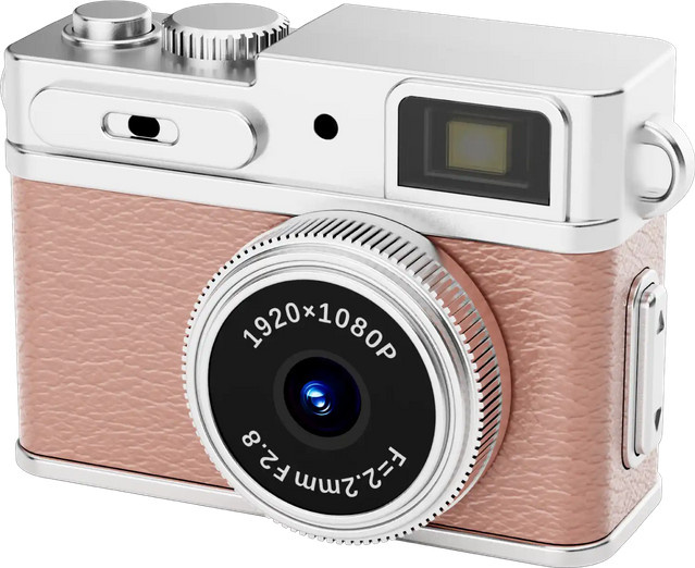 Panasonic DMC-1203B Keychain-Cam Kompaktkamera in Pink mit USB-C Anschluss - Bild 1