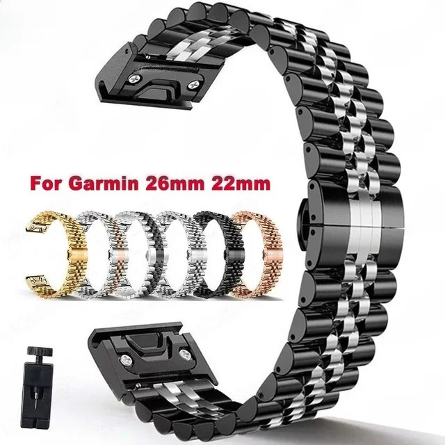 Uhrenarmband Edelstahl, 22 mm, 26 mm, Unisex - Bild 1