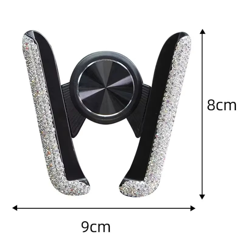 Diamond Crystal Auto-Handyhalterung Amagi mit Lüftungsclip in Weiß - Bild 3