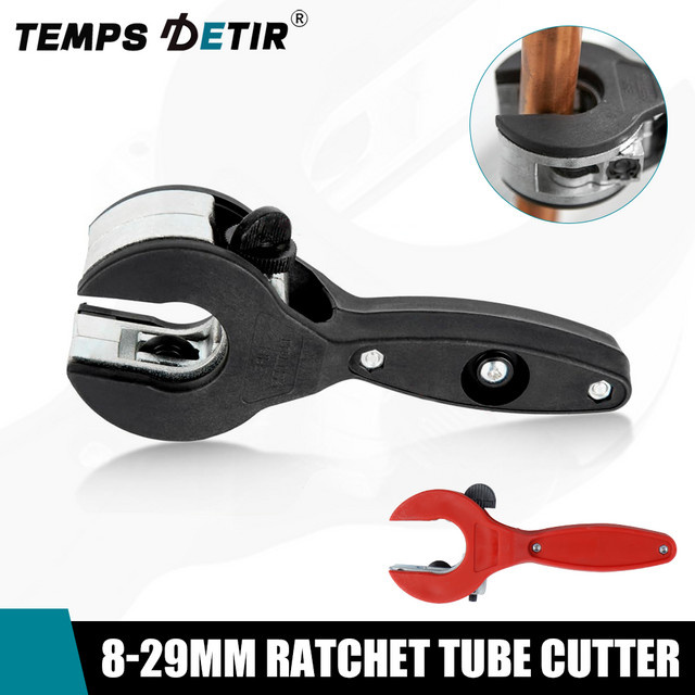 Ratschen-Rohrschneider TEMPS DETIR für Kupfer, Aluminium und Kunststoff, Schneidebereich 8–29 mm - Bild 1
