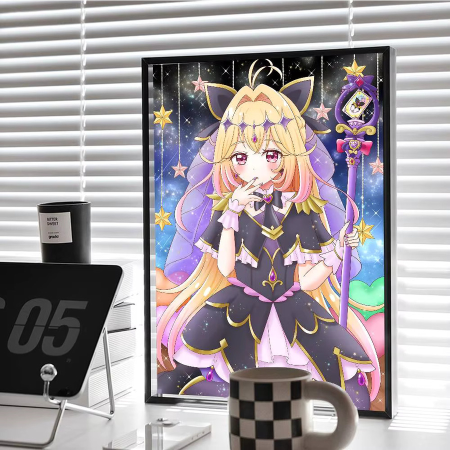 Kayou Cure Arcana Shadow Meitantei Precure Poster, wasserfester Aufkleber in Multicolor, B: 20,0 cm, H: 20,0 cm - Bild 4