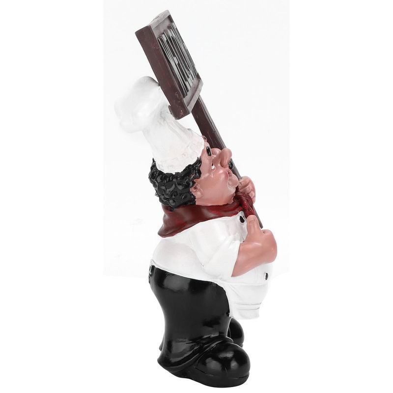 GoolRC Mini Chef Skulptur Dekofigur aus Kunstharz in Mehrfarbig für deine Küchendekoration - Bild 4