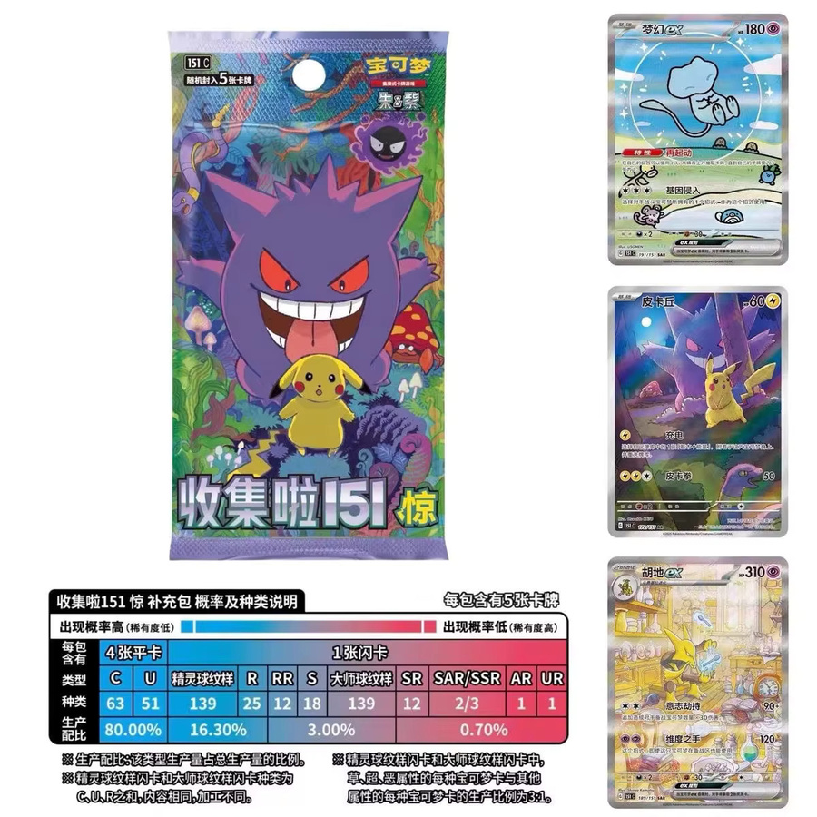 Kayou Pokémon-Karte 151 Serie Vol.3, Sammelkarte, Bunt / Mehrfarbig - Bild 2