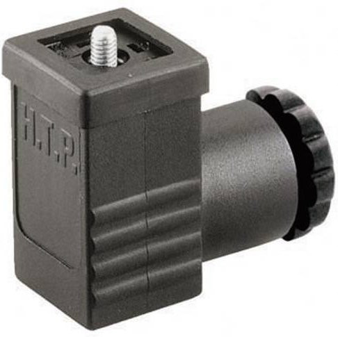 Hirschmann GDS 207 SW Rechtecksteckverbinder Schwarz mit 2 Polen plus PE - Bild 1