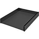 Briefablage WEDO Black Office für DIN A4, schwarz, stapelbar, Breite: 30,5 cm, Tiefe: 23,8 cm, Höhe: 1,0 cm - Bild 2