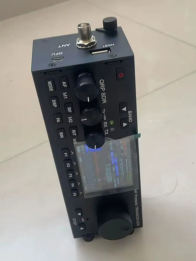 HamGeek BS-188 MCHF V0.6.3 Kurzwellen HF-SDR-Transceiver mit Touchscreen-Farbdisplay in Schwarz für SSB, CW, AM und FM - Bild 4