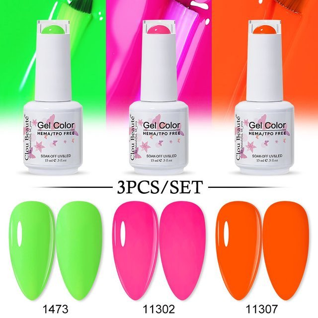 Clou Beaute Gel Nagellack, Glänzend - Bild 1