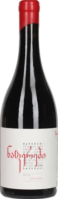 Naperebi Saperavi, Amphorenwein, trocken, Rotwein, 0,75 l - Bild 1