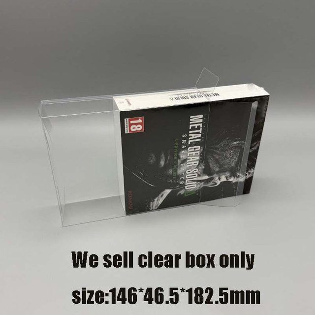 Transparente Sammler-Schutzhülle und Staubschutzbox für PS5 Metal Gear Solid 3 Snake Eater Deluxe Edition von xunbeifang - Bild 1