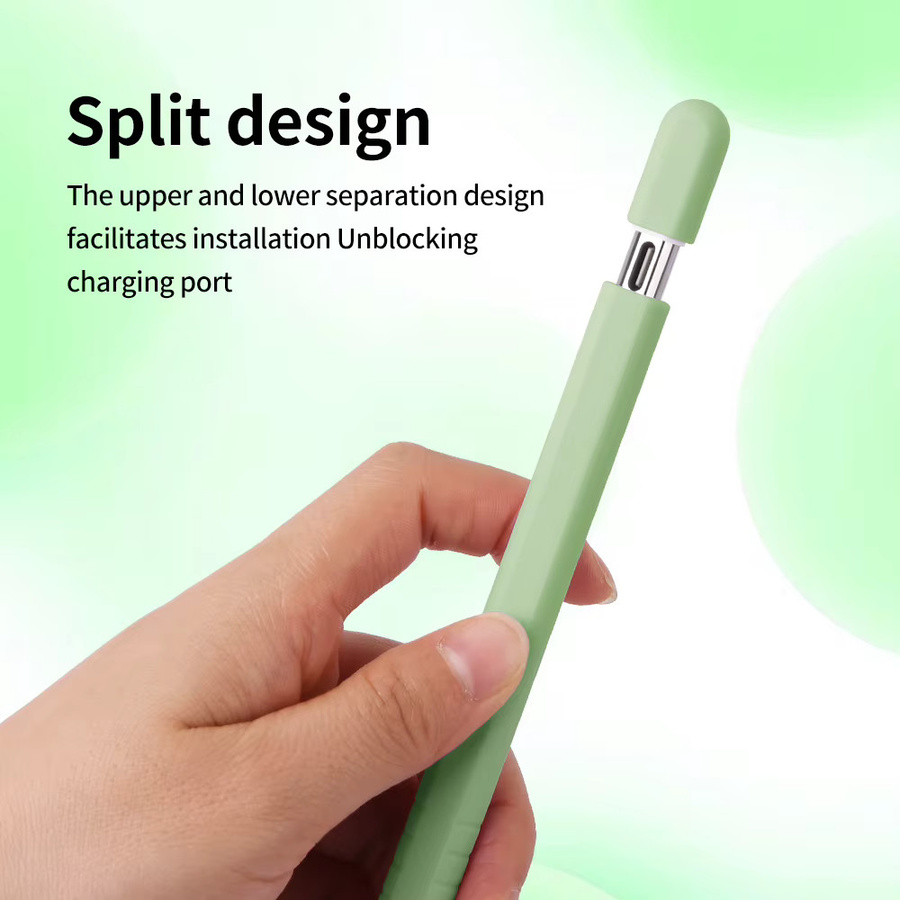 Cartoon Silikon Stiftetui für Apple Pencil 3. Generation USB-C in Einfarbig - Bild 2