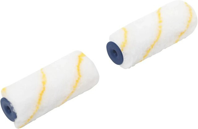 LUX-TOOLS Goldfaden-Walze in Weiß, 2 Stück, Durchmesser: 12 cm - Bild 1