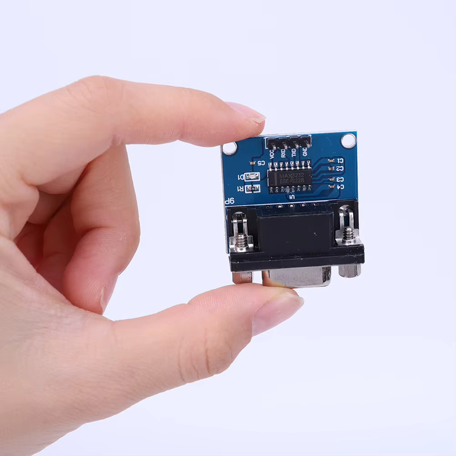 Shunmaii MAX3232 RS232 zu TTL Serieller Port Konverter mit DB9 Weiblichem Stecker, Blau - Bild 4
