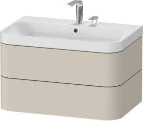 Duravit Möbelwaschtisch Happy D.2 Plus in Beige, Wandhängend, B: 77,5 cm, T: 49 cm - Bild 1