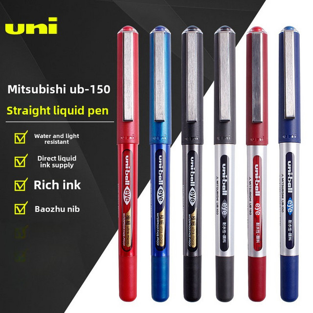 Mitsubishi Uni-Ball Eye UB-150 Gelstift, wasserfest, Farbe: Rot, Stiftstärke: 0,38/0,5 mm - Bild 1