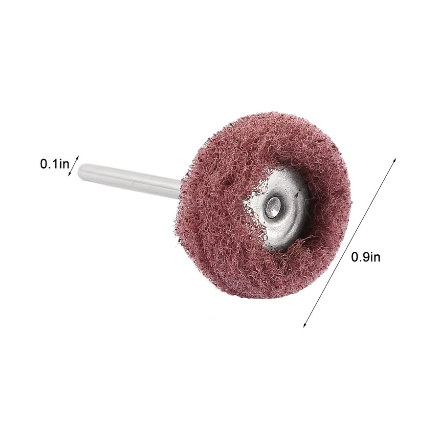 Polierrad Set für Dremel Drehwerkzeuge mit Mini Bohrer und Schleifpinseln für Schmuck und Uhren, 50 Stück - Bild 2