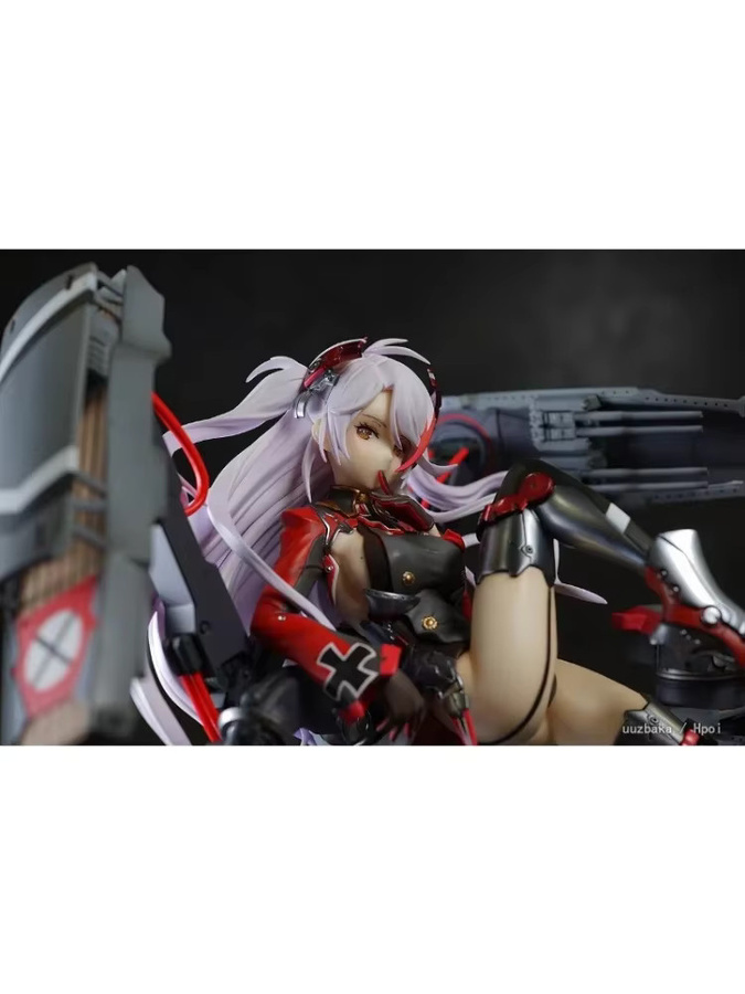 Bandai Azur Lane KMS Prinz Eugen Figur, Harz, Weißes Modell Spielzeug - Bild 3