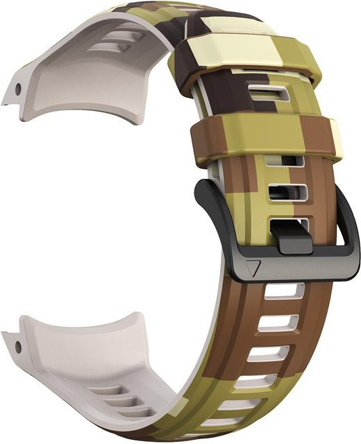 LUJING Uhrenarmband Silikon, Camouflage, beige, Unisex - Bild 1