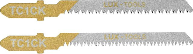 LUX-TOOLS Stichsägeblatt für Kunststoff mit T-Schaft, 50 mm, Silber - Bild 1