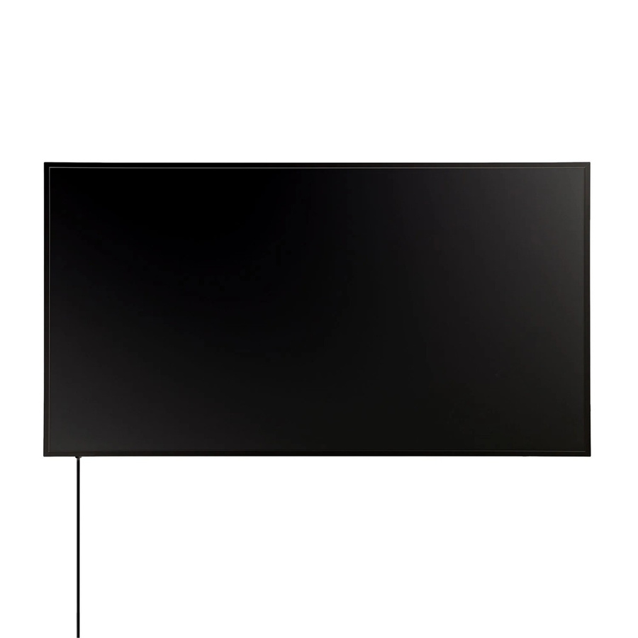 Könighaus Infrarotheizung Black Edition 1.200 W Schwarz Kabelausgang Quer Rechts - Bild 2