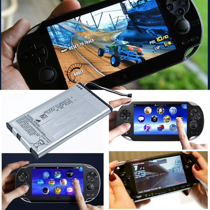 Sony SP65M Akku für PS Vita 1000 PCH-1001 PCH-1101, 2210mAh, Silber - Bild 2
