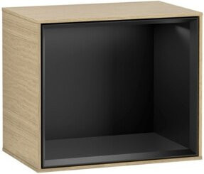 V&B Regalmodul Finion Wandregal mit integrierter Beleuchtung in Eichenfurnier Matt Braun, B: 41,8 cm, T: 35,6 cm, H: 27,0 cm - Bild 1