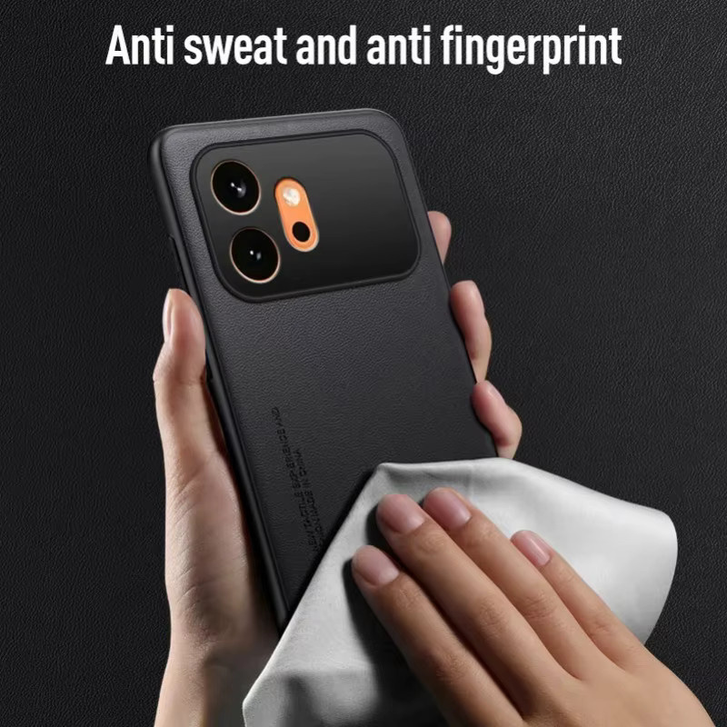 Schlichte Lederhülle für Honor 600 Pro 600 Lite 500 Pro 400 300 Ultra 200 Pro Win RT in Schwarz mit Kameraschutz und Softcover-Funktion - Bild 4