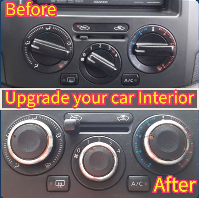 AC Control Knöpfe für Nissan Tiida NV200 Livina 2004-2010 Geniss Sylphy 2012 in Schwarz - Bild 1