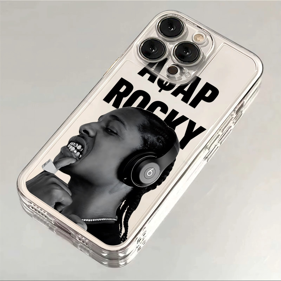 Transparente Handyhülle im A$AP Rocky Design für Apple iPhone Modelle (iPhone 17 bis iPhone 7 Plus) - Bild 3