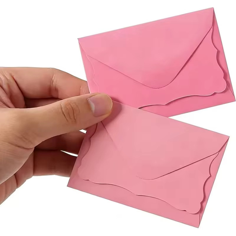 40er-Set ZYF Umschlagkarten in Rosa, dekorative Vintage Einladungskarten und Geschenkanhänger für Hochzeit, Geburtstag und Party - Bild 2