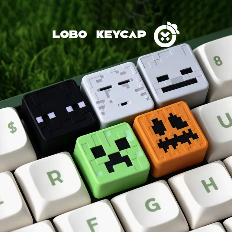Bandai My World Series Custom Edition Mechanische Tastatur Keycaps im Pixel-Stil für deine DIY-Dekoration - Bild 3