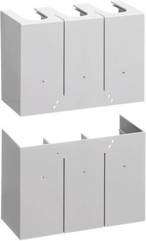 Hager Klemmenabdeckung HYE021H, 3-polig, grau, h1000 - Bild 1