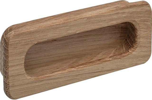 Alles im Griff Griffmuschel Cidras aus Eiche Roh, Breite: 11 cm, Einlassmaß: 10,2 x 4,2 cm - Bild 1