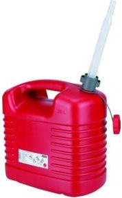 Pressol Kraftstoffkanister aus Kunststoff in Rot mit 10 l Inhalt, B: 32,9 cm, B: 19,5 cm, H: 31,9 cm - Bild 1
