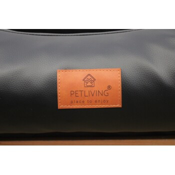 Petliving orthopädisches Hundebett Luke aus Kunstleder in Schwarz, XL, B: 110 cm, T: 80 cm, H: 25 cm - Bild 3