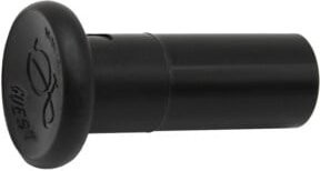 Riegler Verschlussstopfen aus Kunststoff mit 15 mm Stutzen in Schwarz - Bild 1