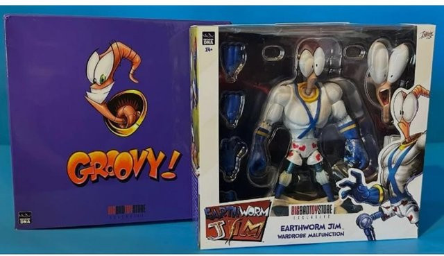 PDNA Earthworm Jim Psy-Crow Bob The Killer Goldfisch Actionfigur, 15cm - Bild 1
