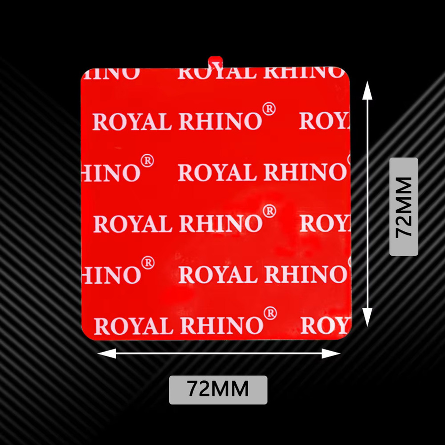 ROYAL RHINO doppelseitiges Acrylschaum-Klebeband in Grau, B/H: 72 x 72 mm - Bild 2