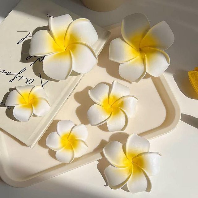 YULIN Haarspange Plumeria Blume, Damen - Bild 1